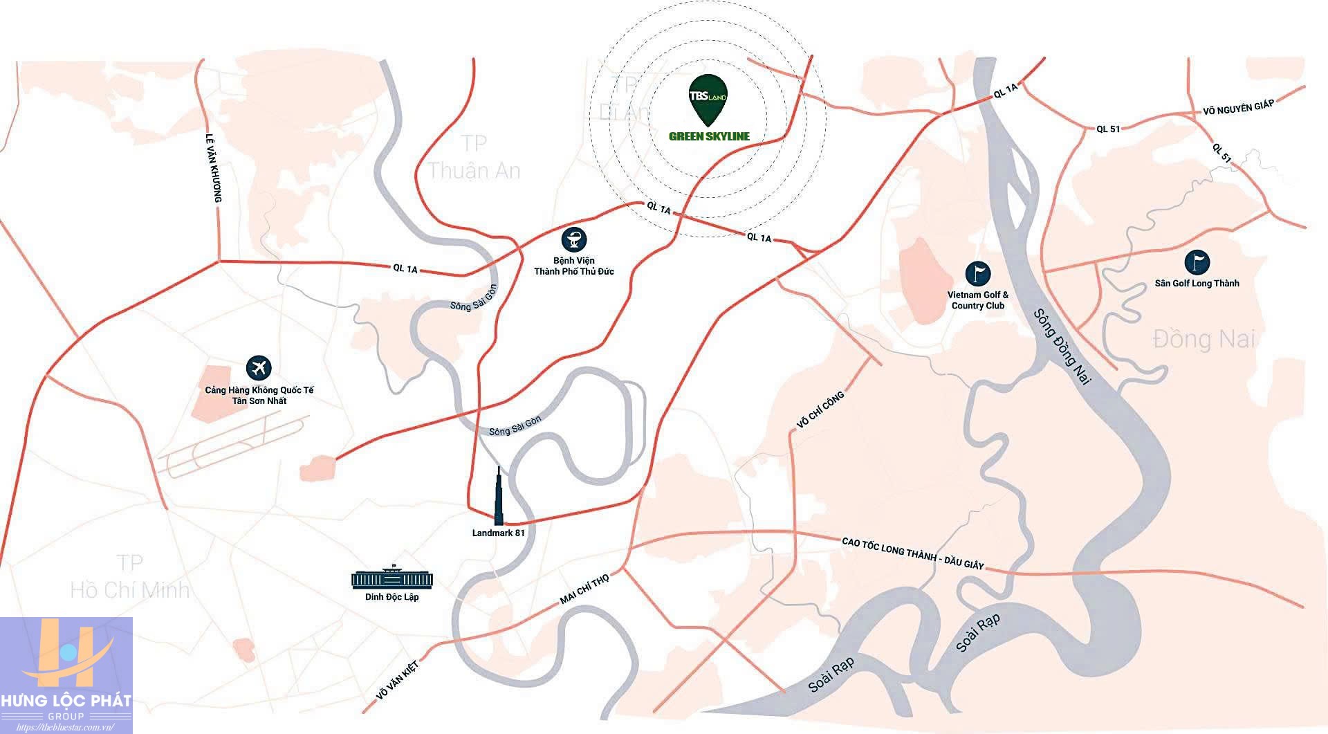 Vị Trí Green Skyline 1